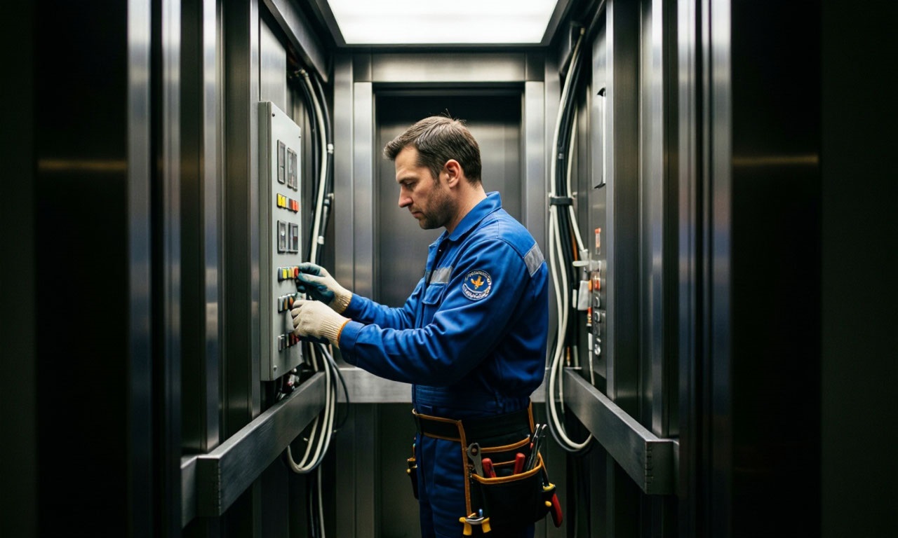 монтер работает